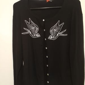 Black Cardigan Hell Bunny sz4xl